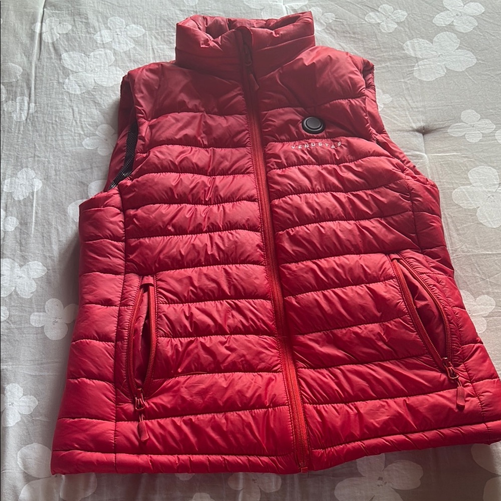 Red Heated Puffer Vest